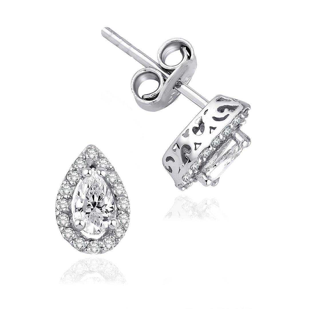 0.52 Karat Tasarım Küpe