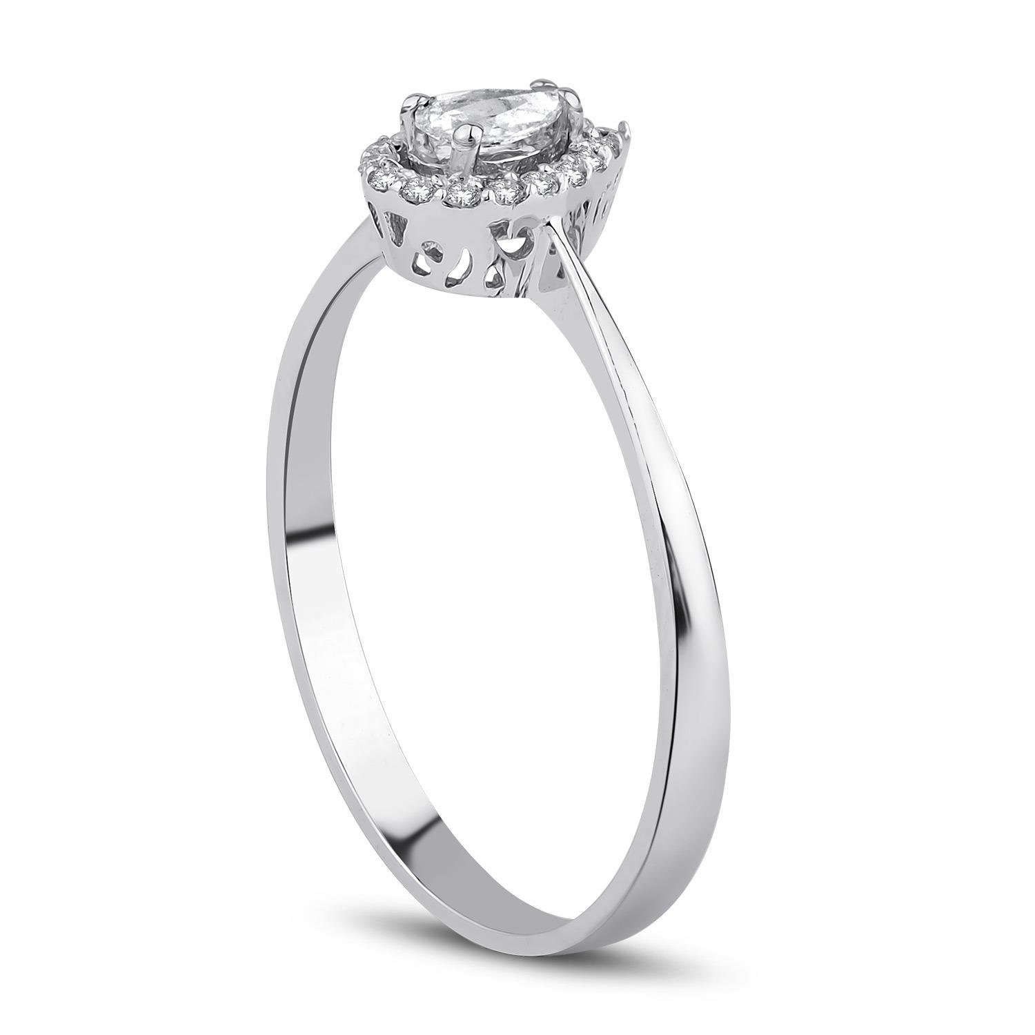 0.20 Karat Tasarım Taşlı Yüzük