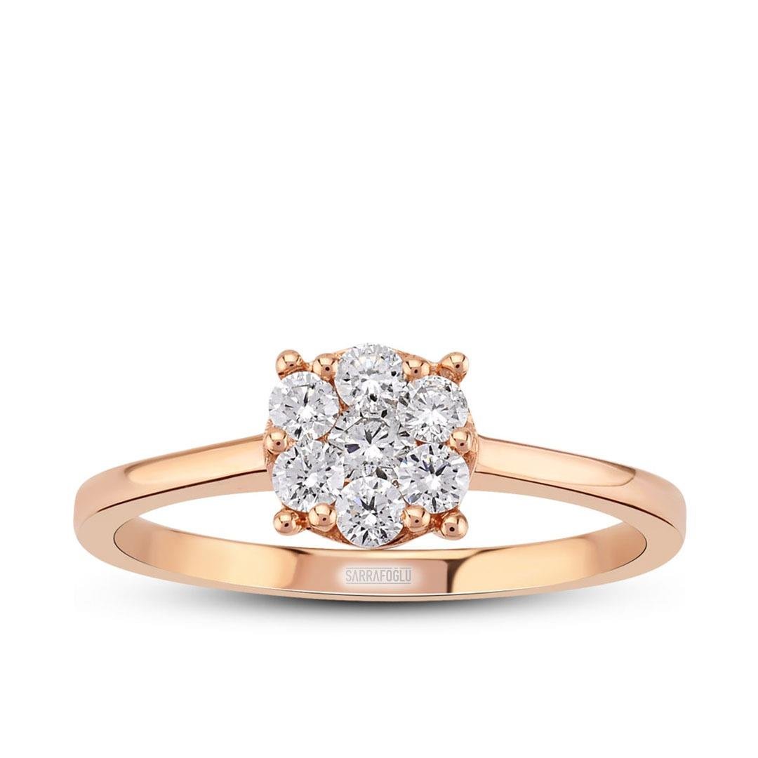 0.30 Karat Fleur Pırlanta Yüzük