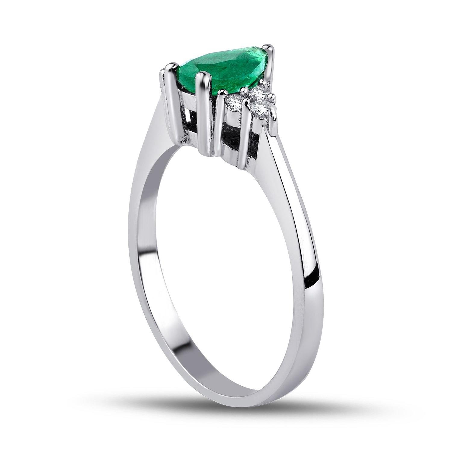 0.65 Karat Renkli Taşlı Yüzük