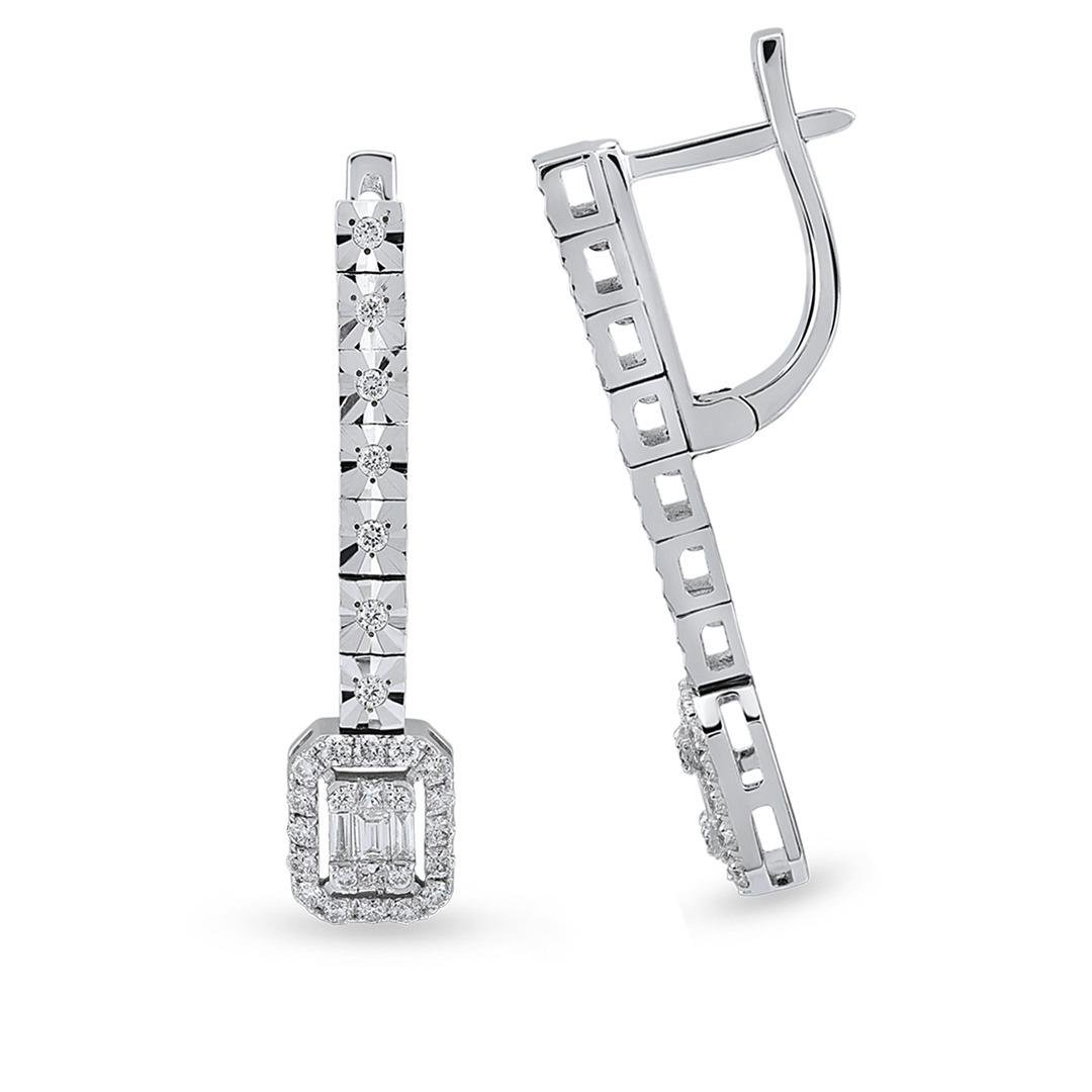 0.50 Karat Baget Küpe