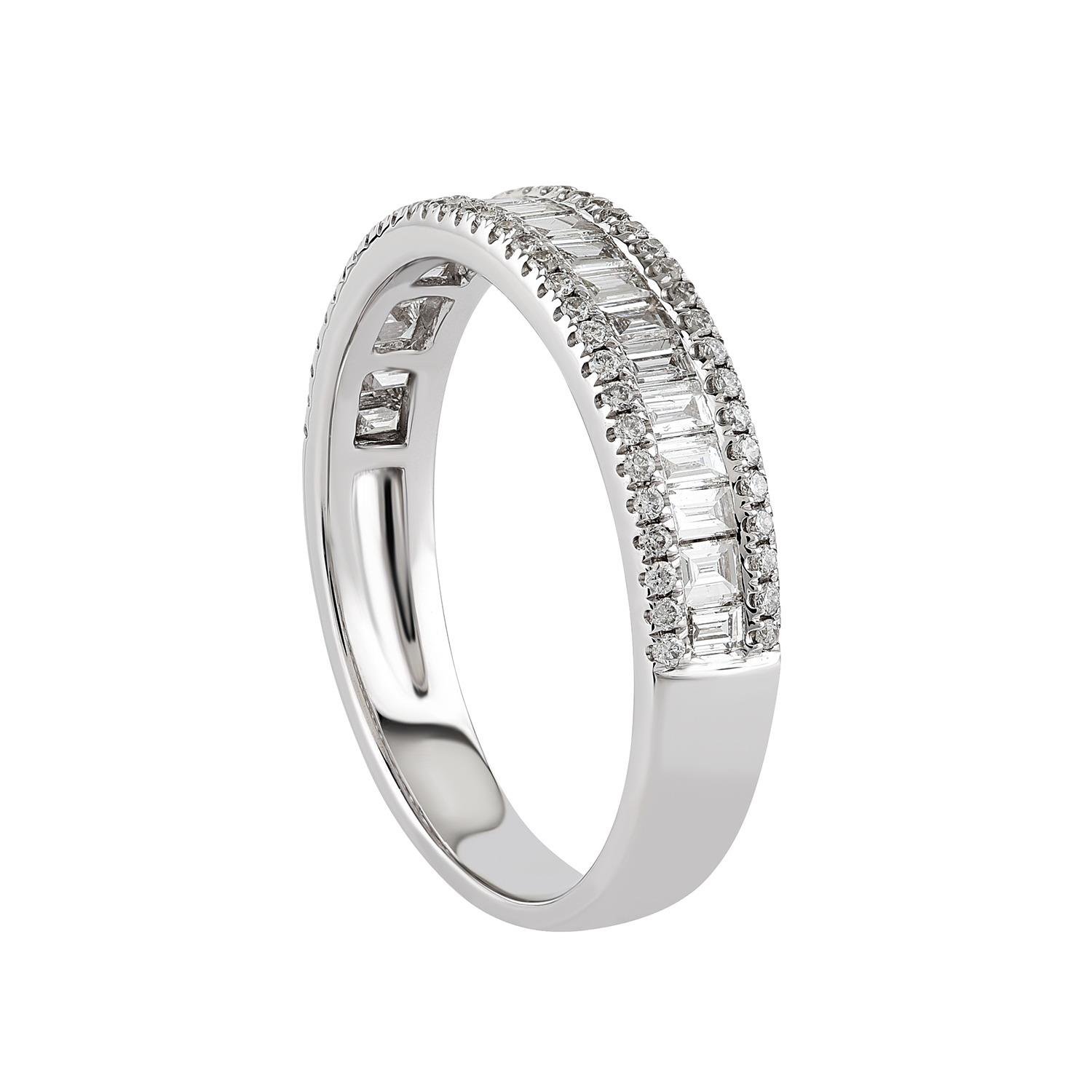 0.60 Karat Baget Pırlanta Yüzük