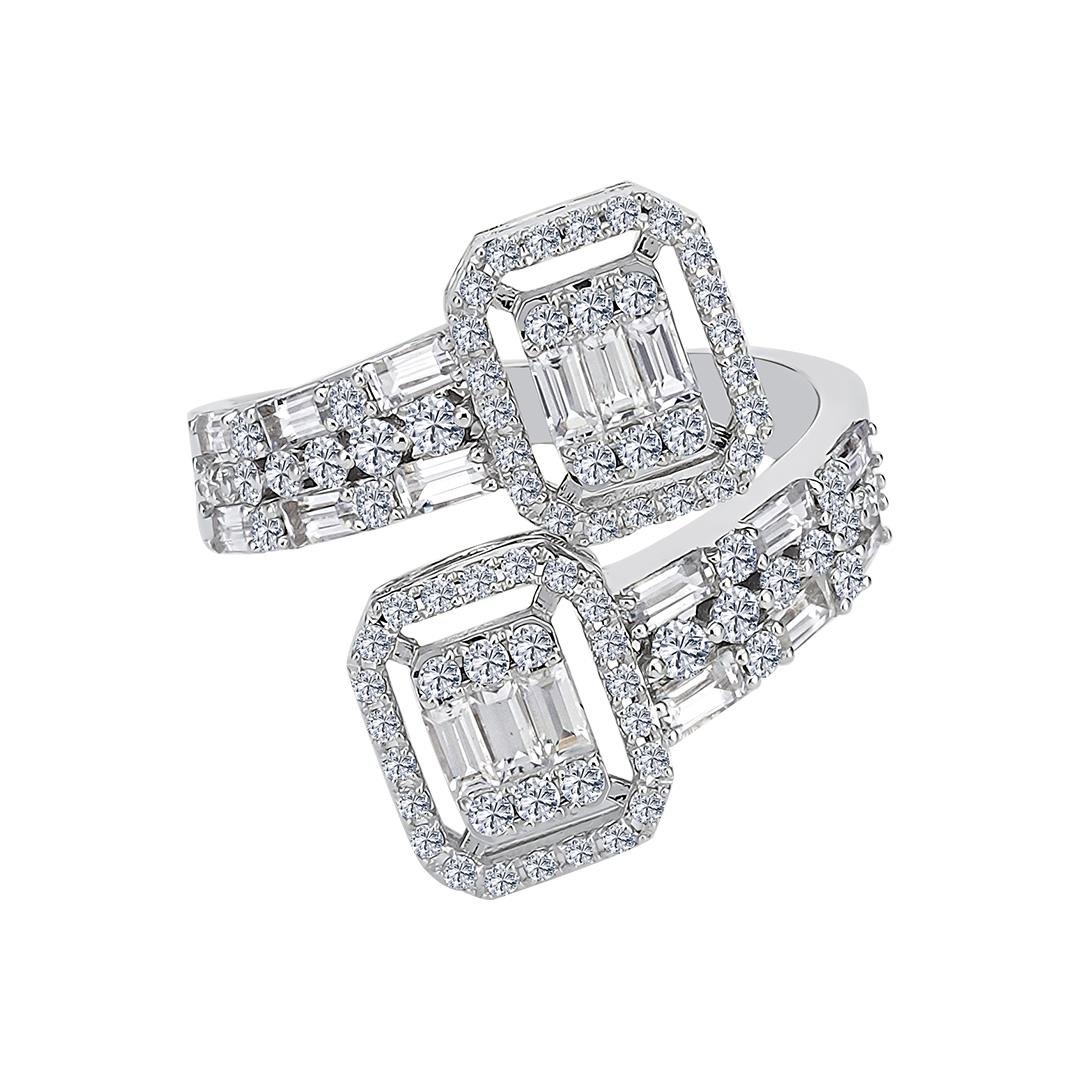 1.25 Karat Baget Pırlanta Yüzük