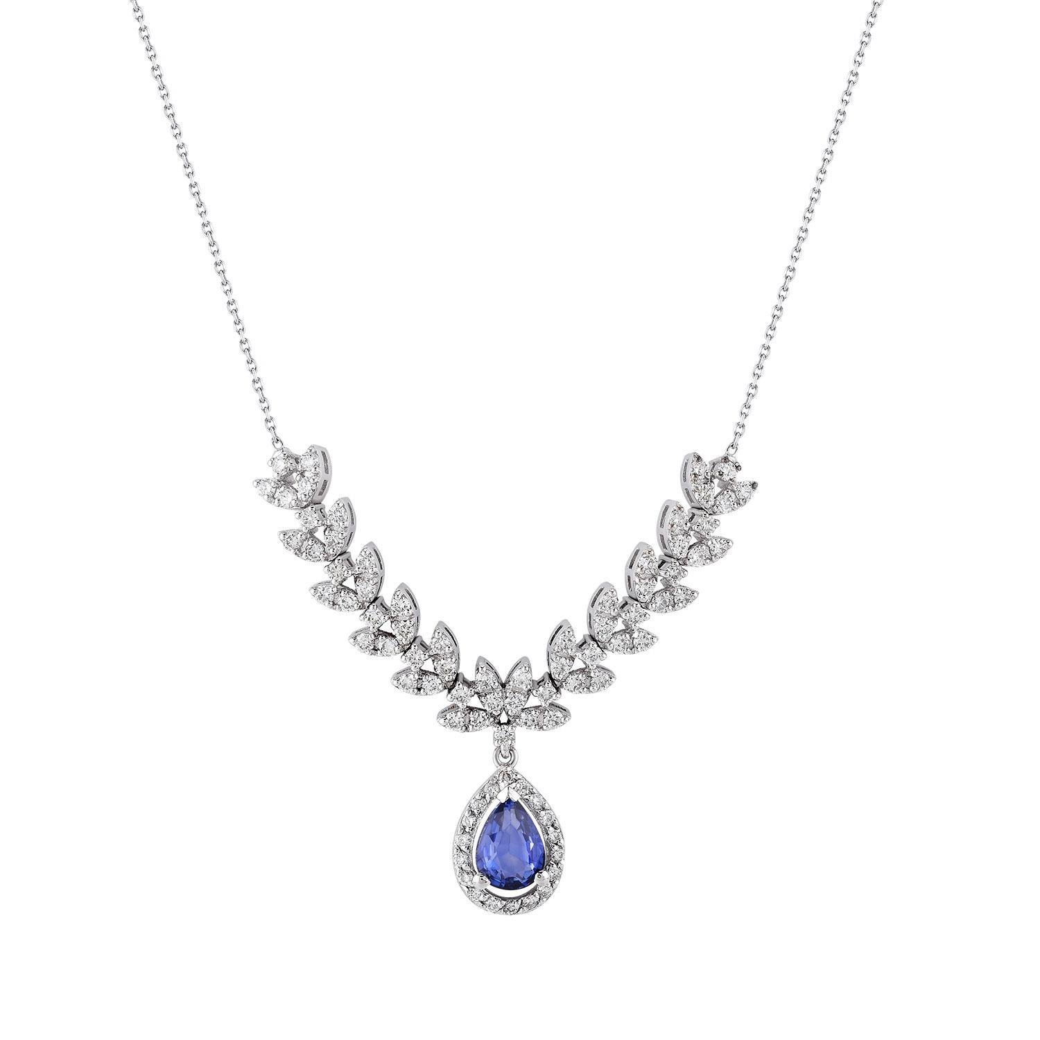 1.40 Karat Renkli Taşlı Kolye