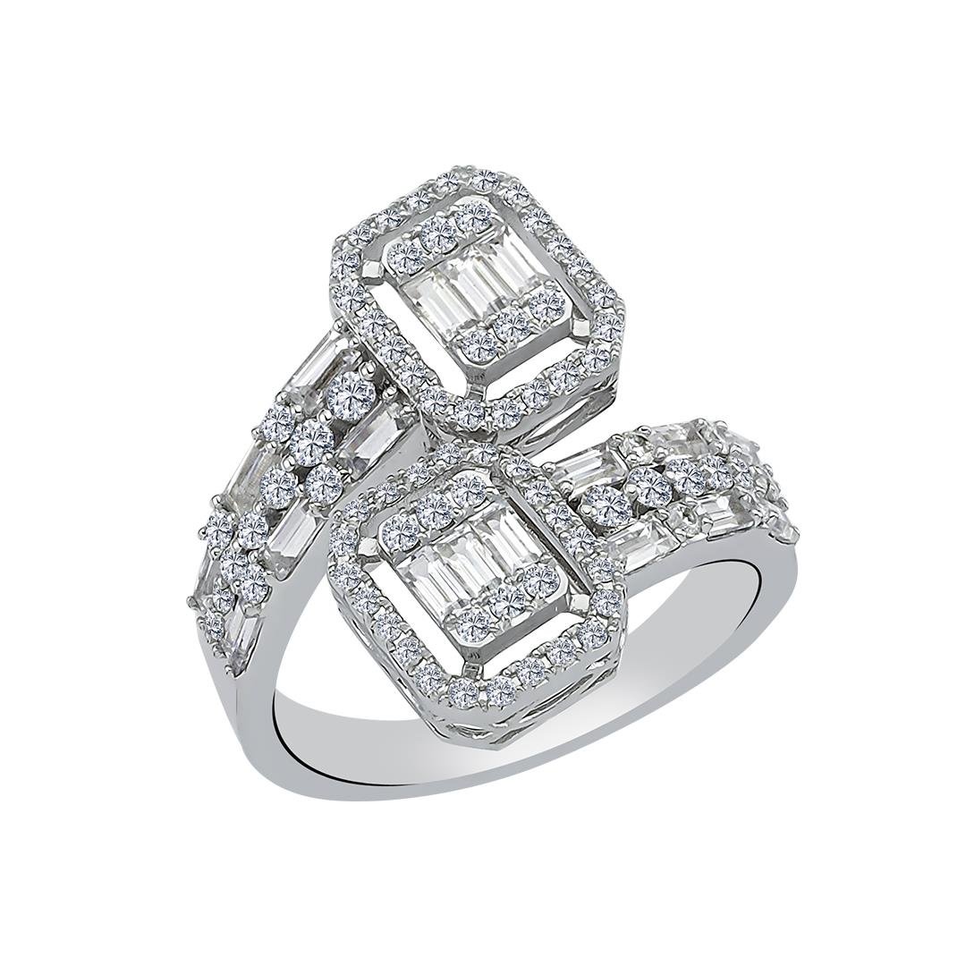 1.25 Karat Baget Pırlanta Yüzük