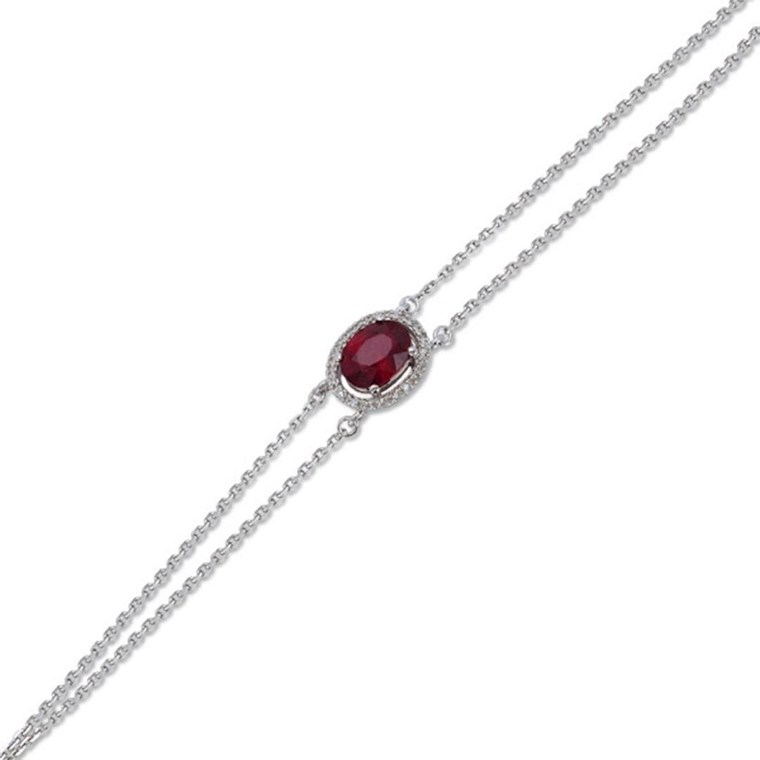 1.08 Karat Renkli Taş Bileklik