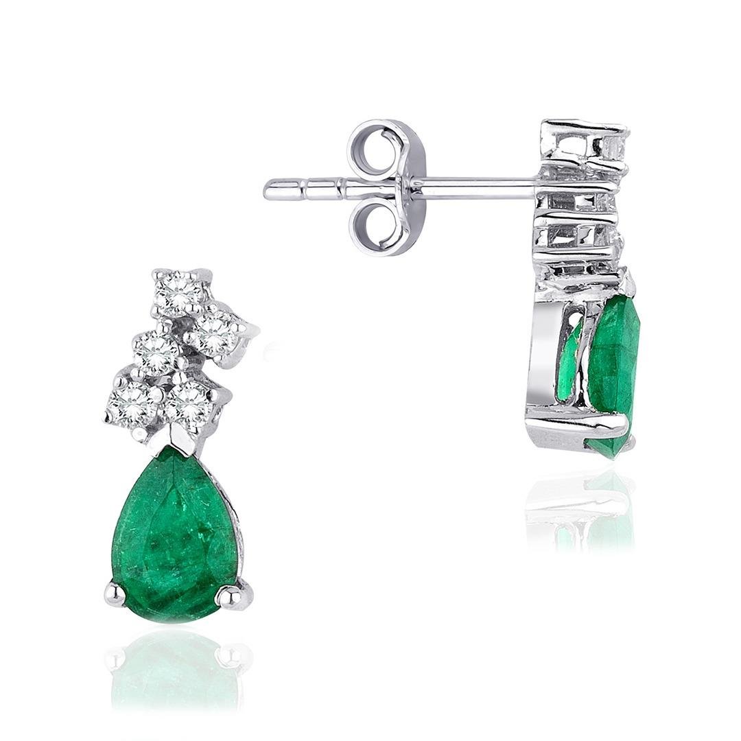 1.20 Karat Renkli Taş Küpe