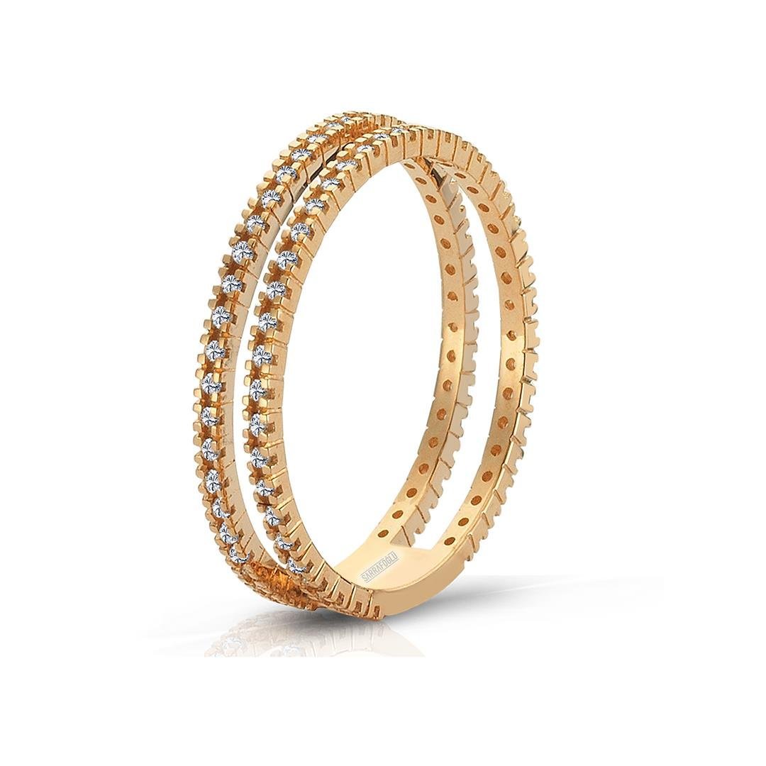 1.29 Karat Twins Tasarım Pırlanta Yüzük