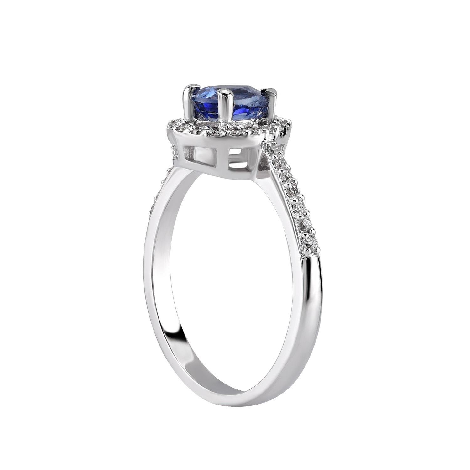 1.02 Karat Renkli Taşlı Yüzük