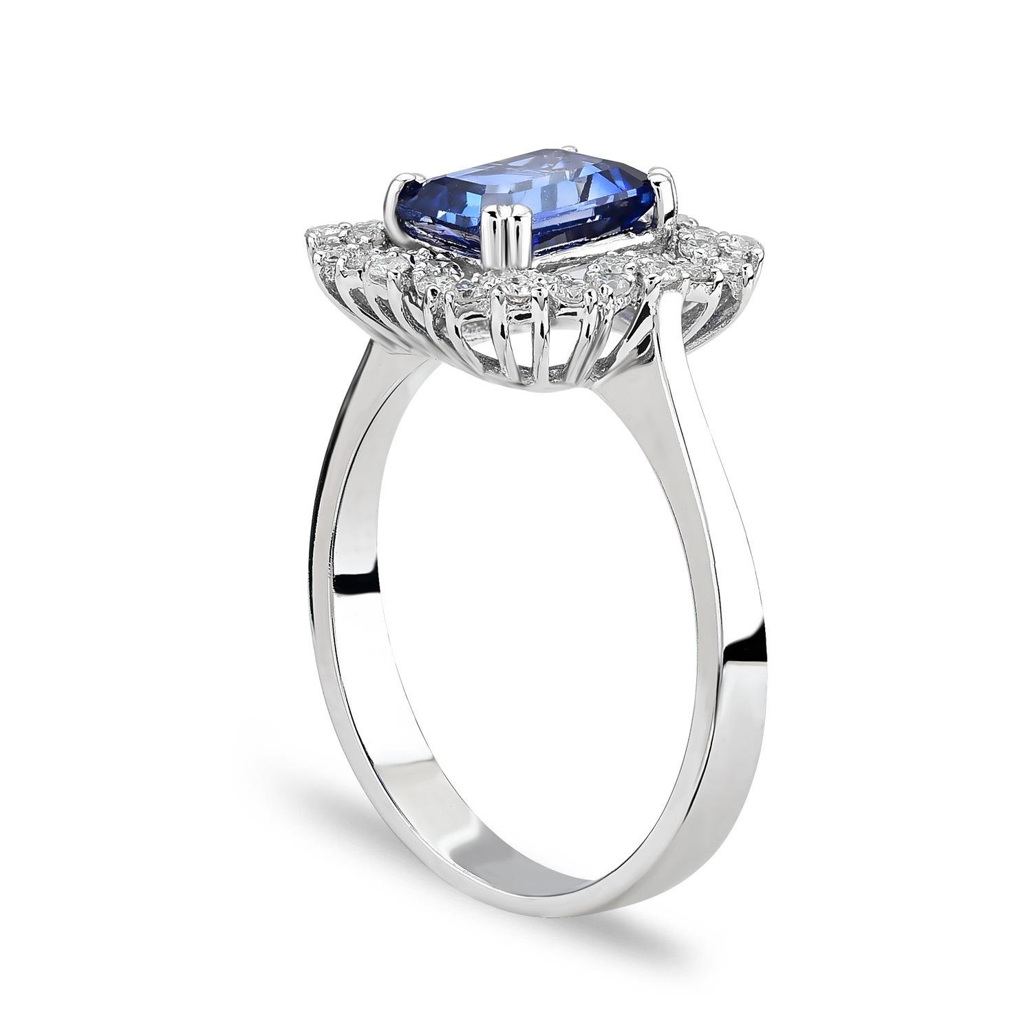 1.60 Karat Renkli Taşlı Yüzük