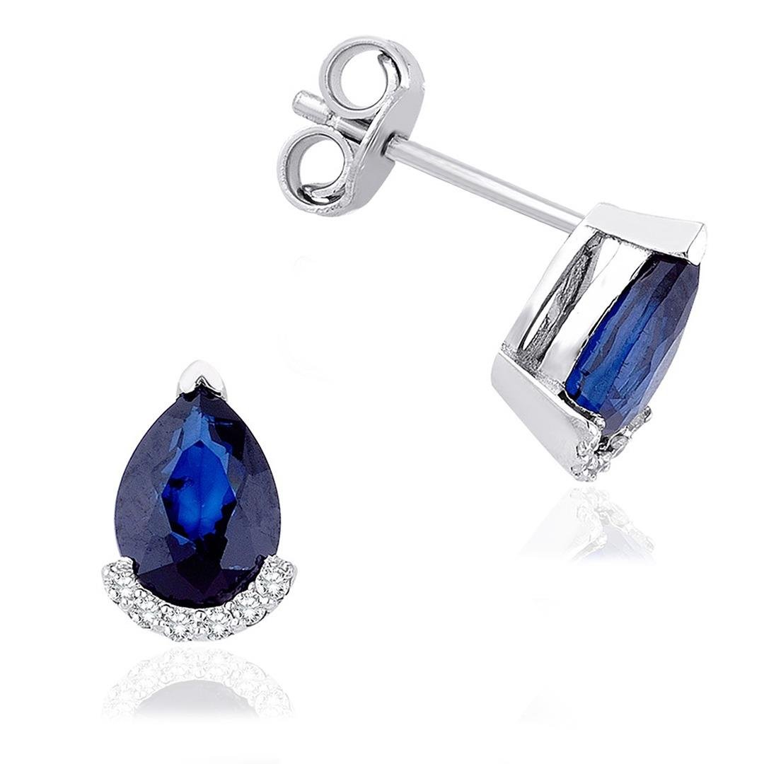 1.06 Karat Renkli Taş Küpe