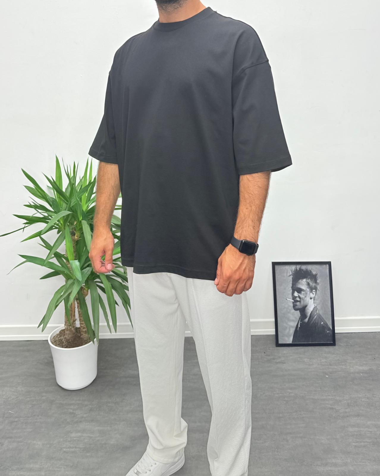Oversize Basic T-Shirt Siyah