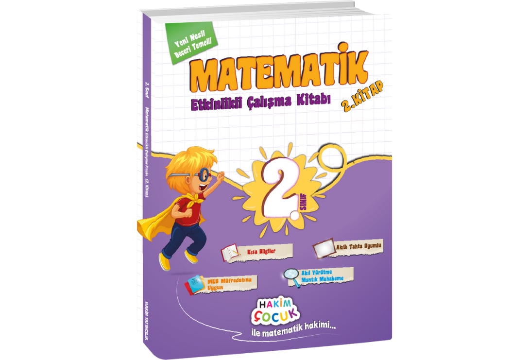2. Sınıf Matematik Etkinlikli Çalışma Kitabı (2. Kitap)
