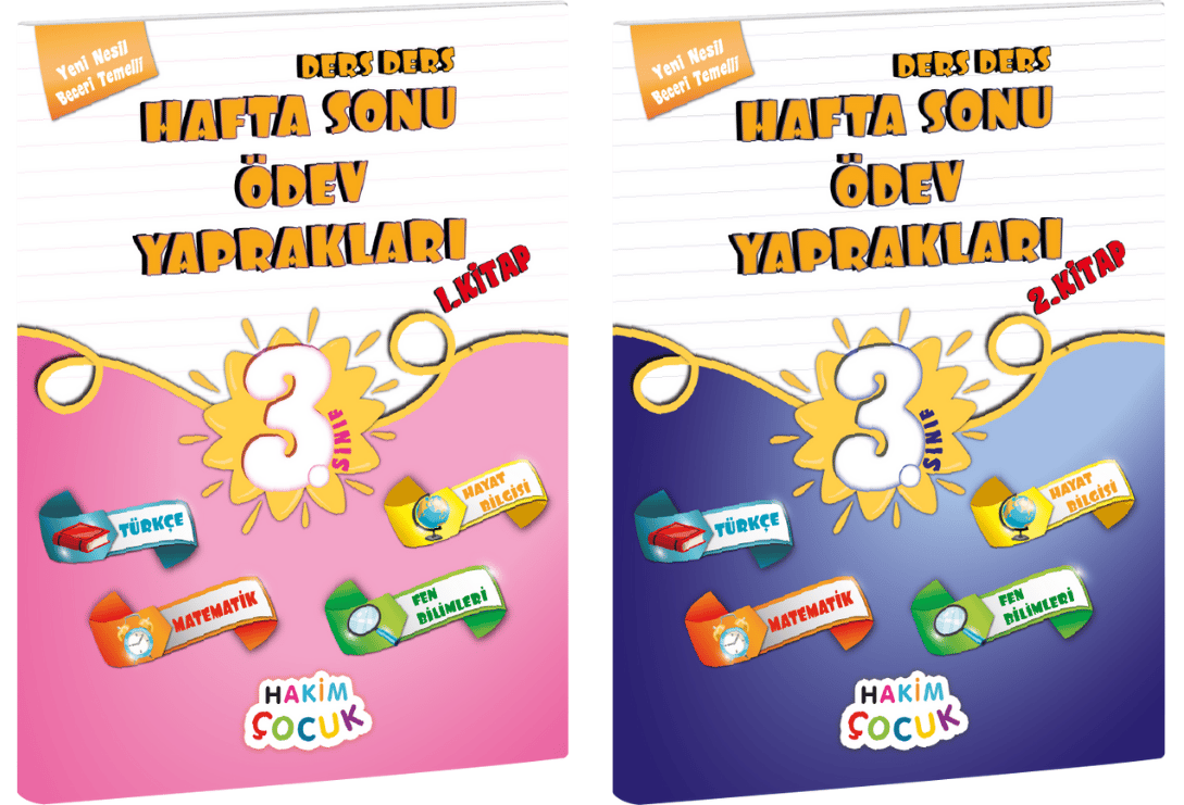 3. Sınıf Hafta Sonu Ödev Yaprakları