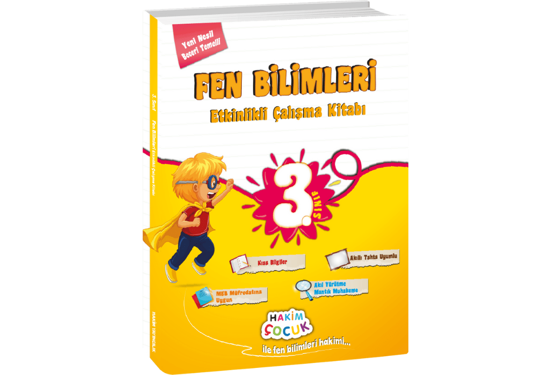 3. Sınıf Fen Bilimleri Etkinlikli Çalışma Kitabı
