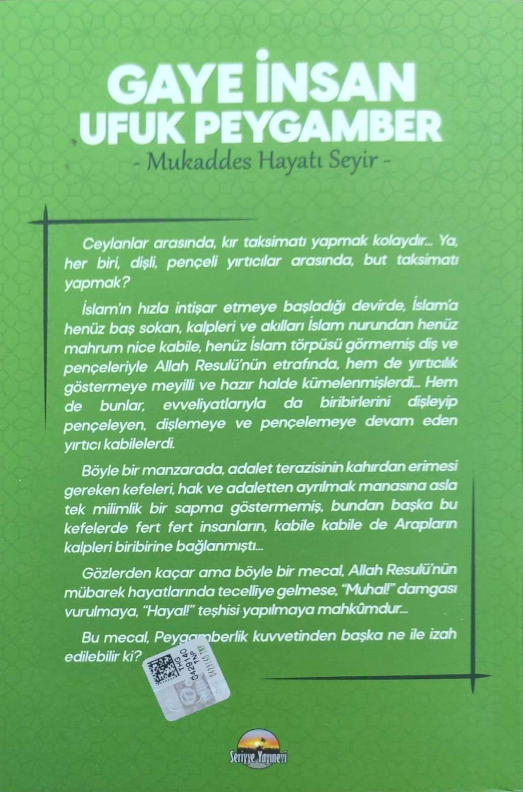 GAYE İNSAN UFUK PEYGAMBER 5. CİLT