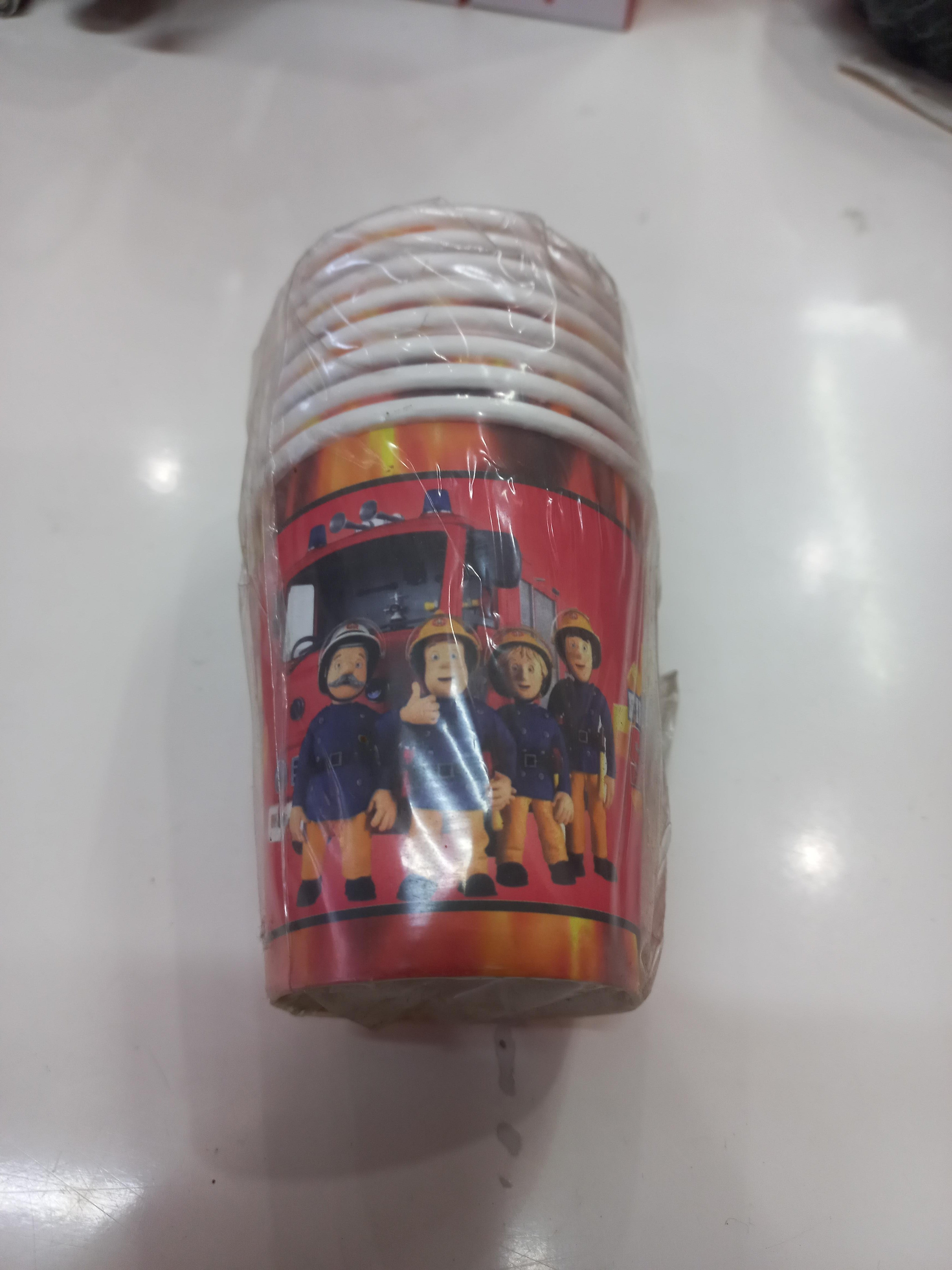 FIREMAN KARTON BARDAK 8 Lİ