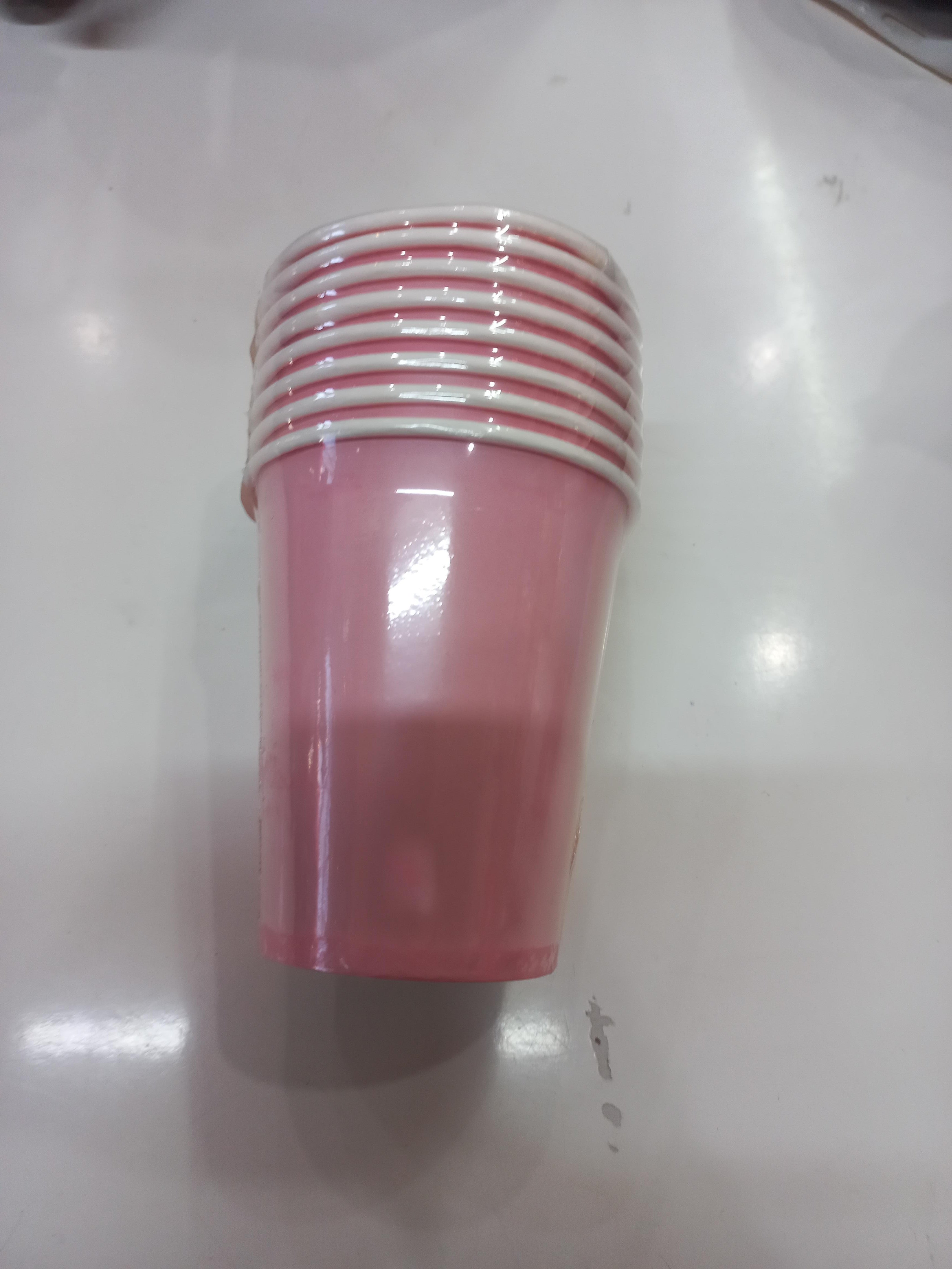 PEMBE KARTON BARDAK 8 Lİ
