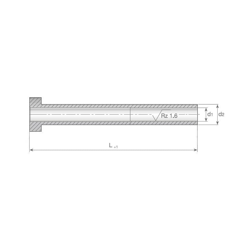 8.2X12X75Mm Boru İtici Pim ( Metal Enjeksiyon )