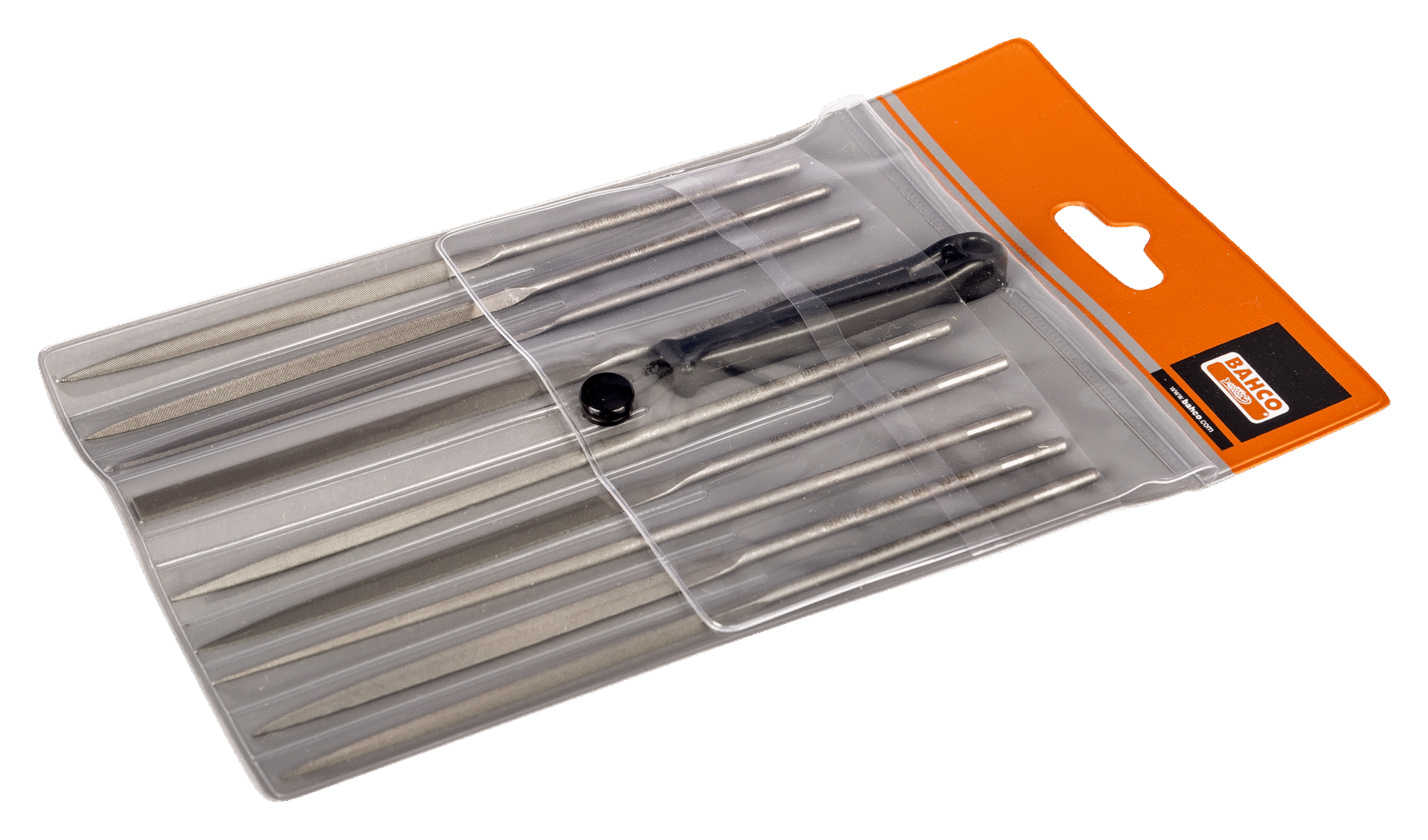 Bahco 160Mm Orta Diş 9 Lu Saatçi Eğe Seti