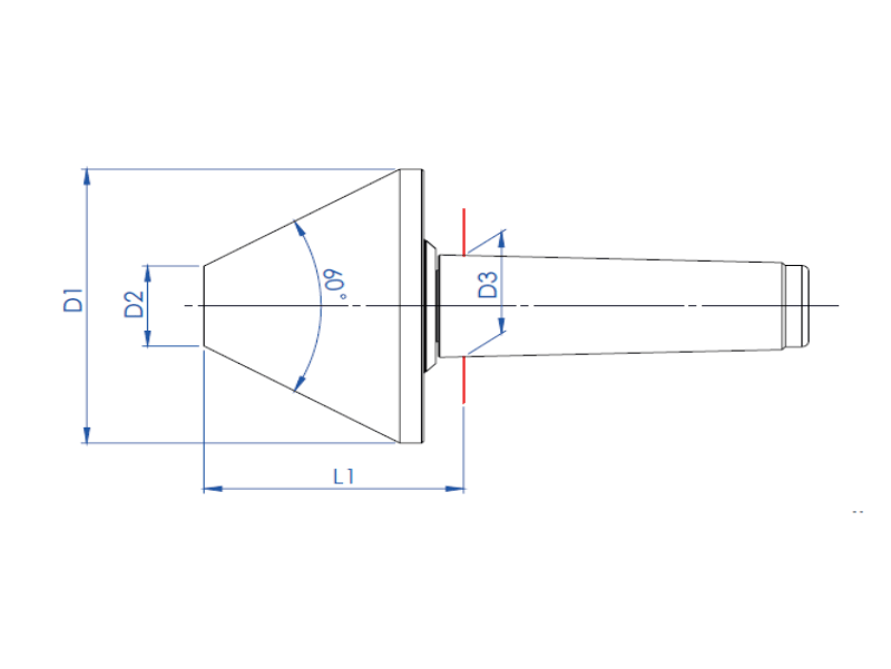 Boru Puntası 60 Derece Uç Açılı Mk3X80