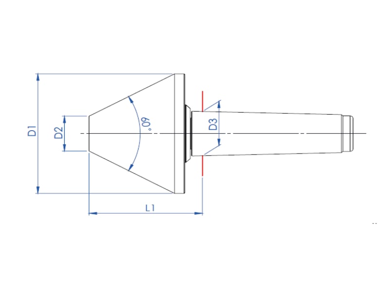 Boru Puntası 60 Derece Uç Açılı Mk5X170