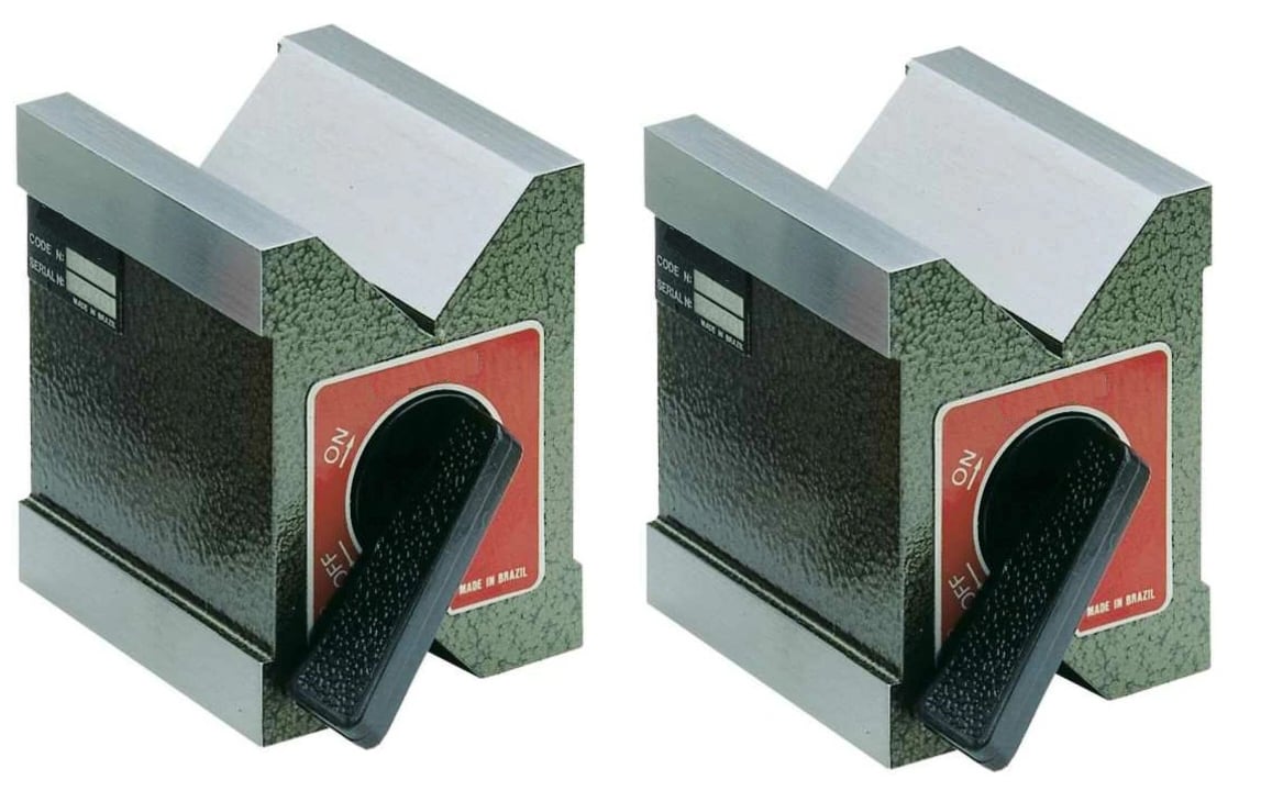 Çift Manyetik V-Yatak 100X70X95Mm