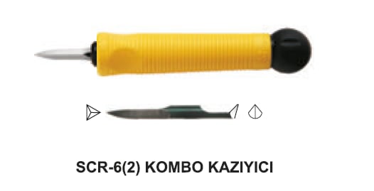 Cp Gratex Kazıcı Tip Raspa Seti Scr-6(2)-Sd