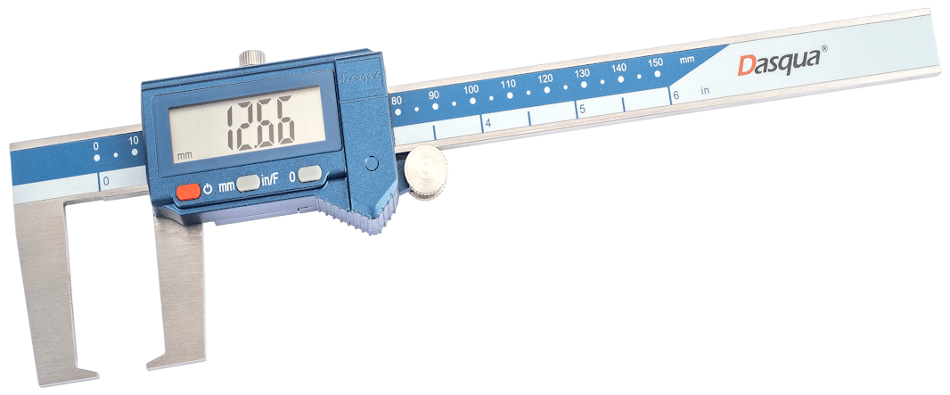 Dasqua 0-150Mm Dijital Dış Çap Kanal Kumpası 0,01