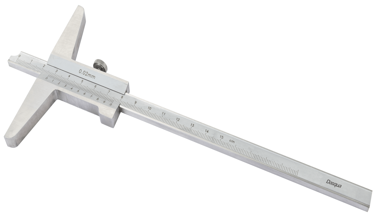 Dasqua 0-150Mm Mekanik Derinlik Kumpası 0,02Mm Dın862