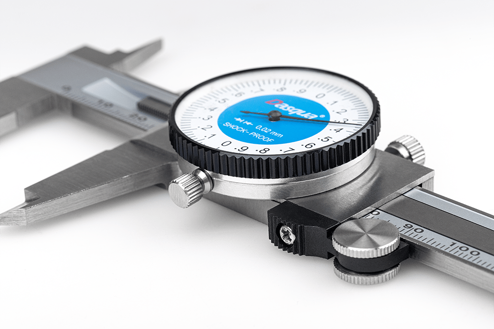 Dasqua 0-150Mm Saatli Kumpas -Shock Proof 0,01