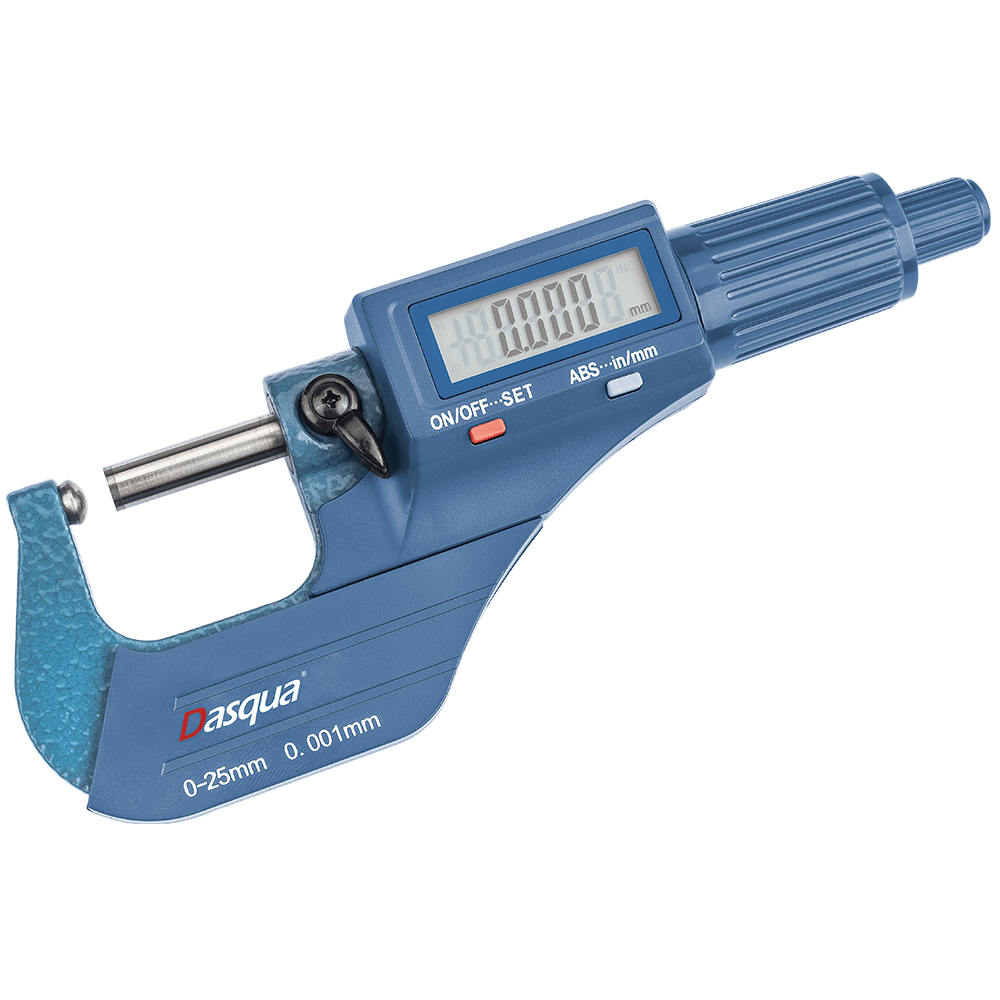 Dasqua 0-25Mm Dijital Boru Et Kalınlığı Mikrometresi 0.001