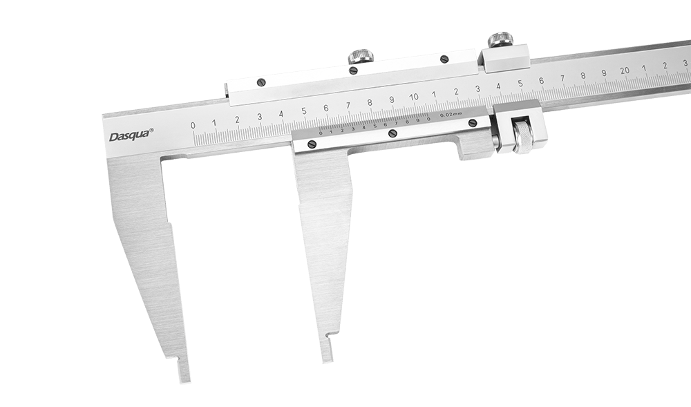 Dasqua 500 Mm Çene Boyu 150 Tek Çene Mekanik Kumpas 0.02