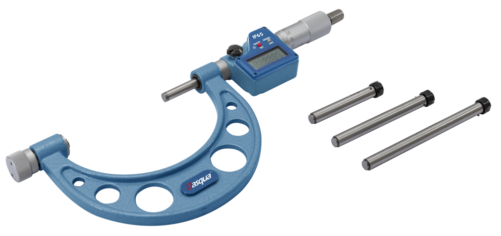 Dasqua 900-1000Mm Değiştirebilir Uçlu Dijital Dış Çap Mikrometre 0,001