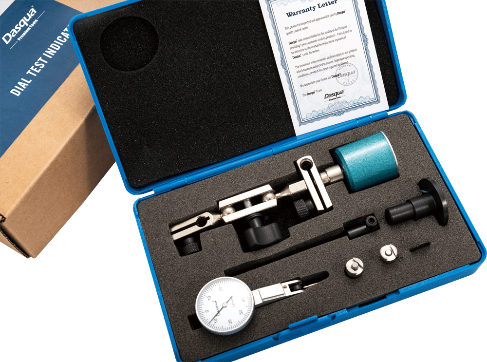 Dasqua İki Yönlü Mekanik Komparatör Seti 0-0,8Mm 0,01