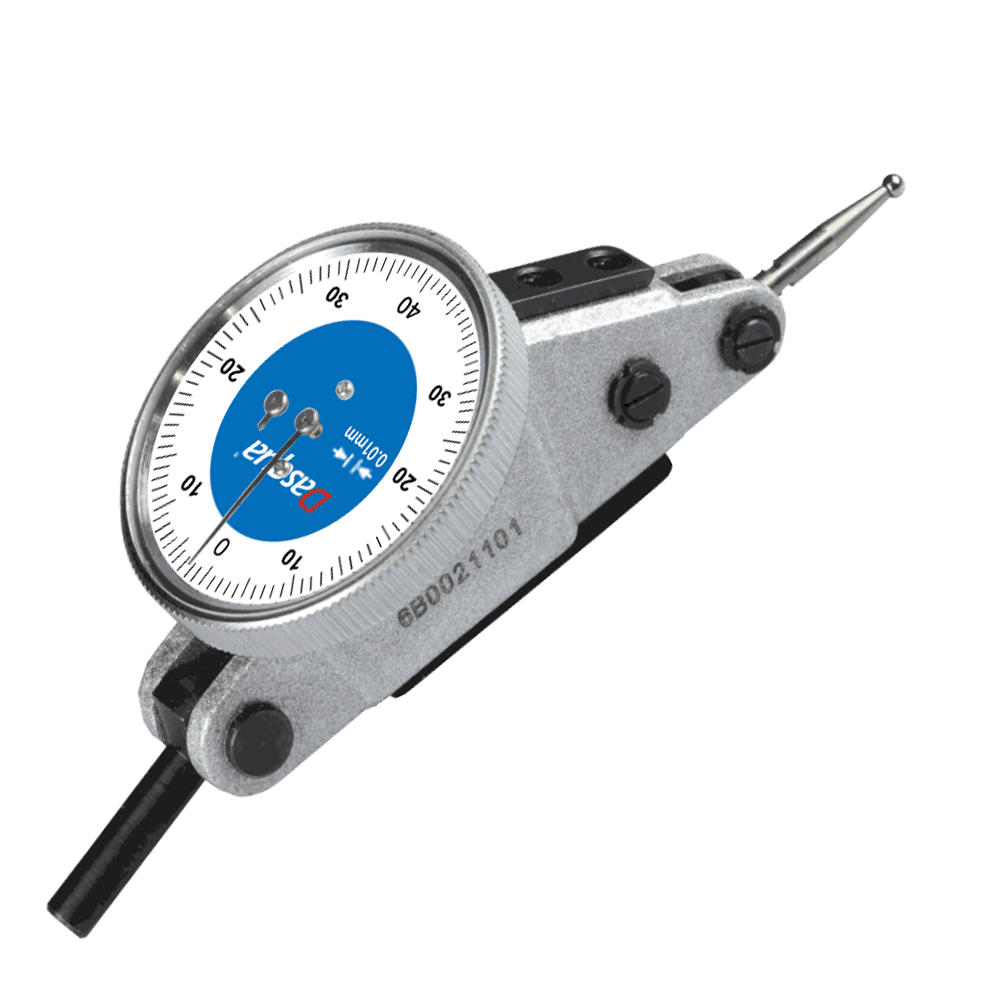 Dasqua Mekanik Salgı Komparatörü Çift Yönlü Hareket Saat Çapı 37,5 0,01Mm