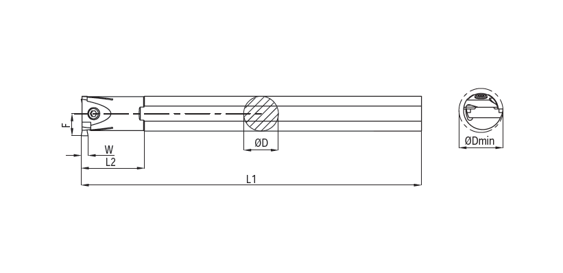 Ikt K 32 4C İç Kanal Kesme Kateri