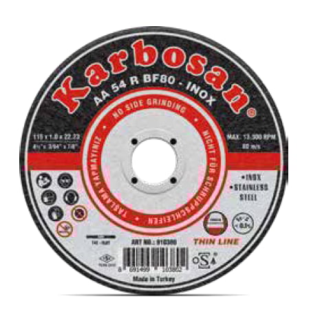 Karbosan 230X3.0X22.23 Metal Kesme Diski