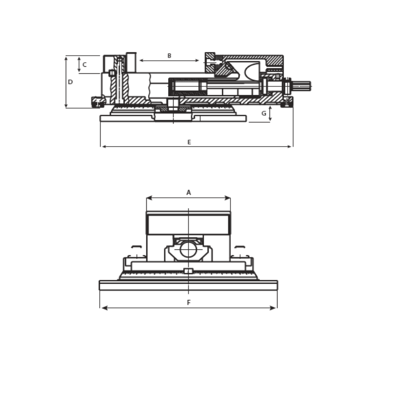 Krasnic Hassas Freze Mengenesi Super Open (Ağır İş) 161X160