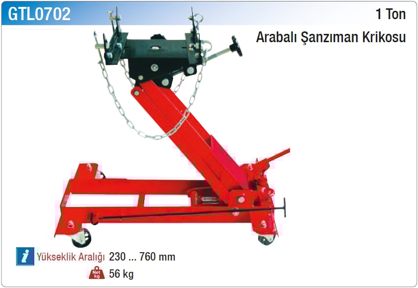 Nt Tools 1 Ton Arabalı Şanzıman Krikosu