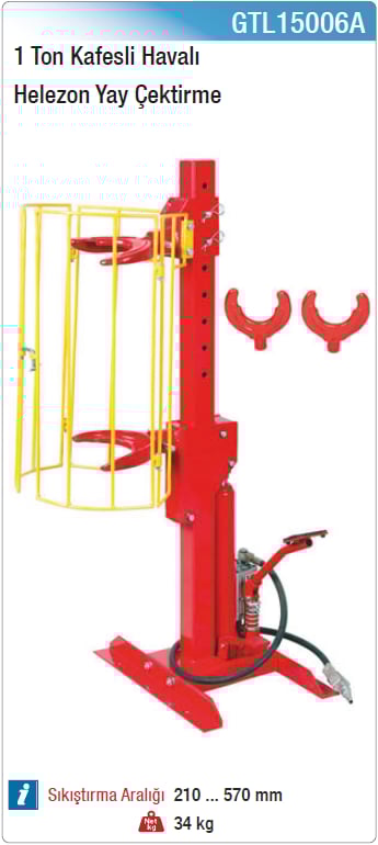 Nt Tools 1 Ton Kafesli Havalı Helezon Yay Çektirme