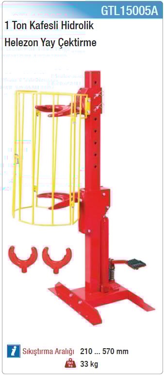 Nt Tools 1 Ton Kafesli Hidrolik Helezon Yay Çektirme