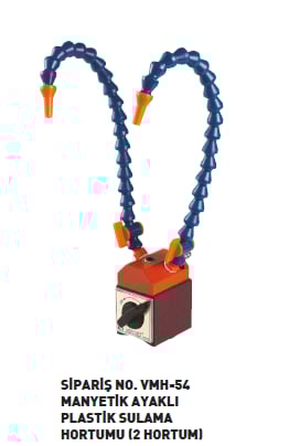 Vertex 62X50Mm Manyetik Ayaklı Sulama Hortumu (2 Hortum)