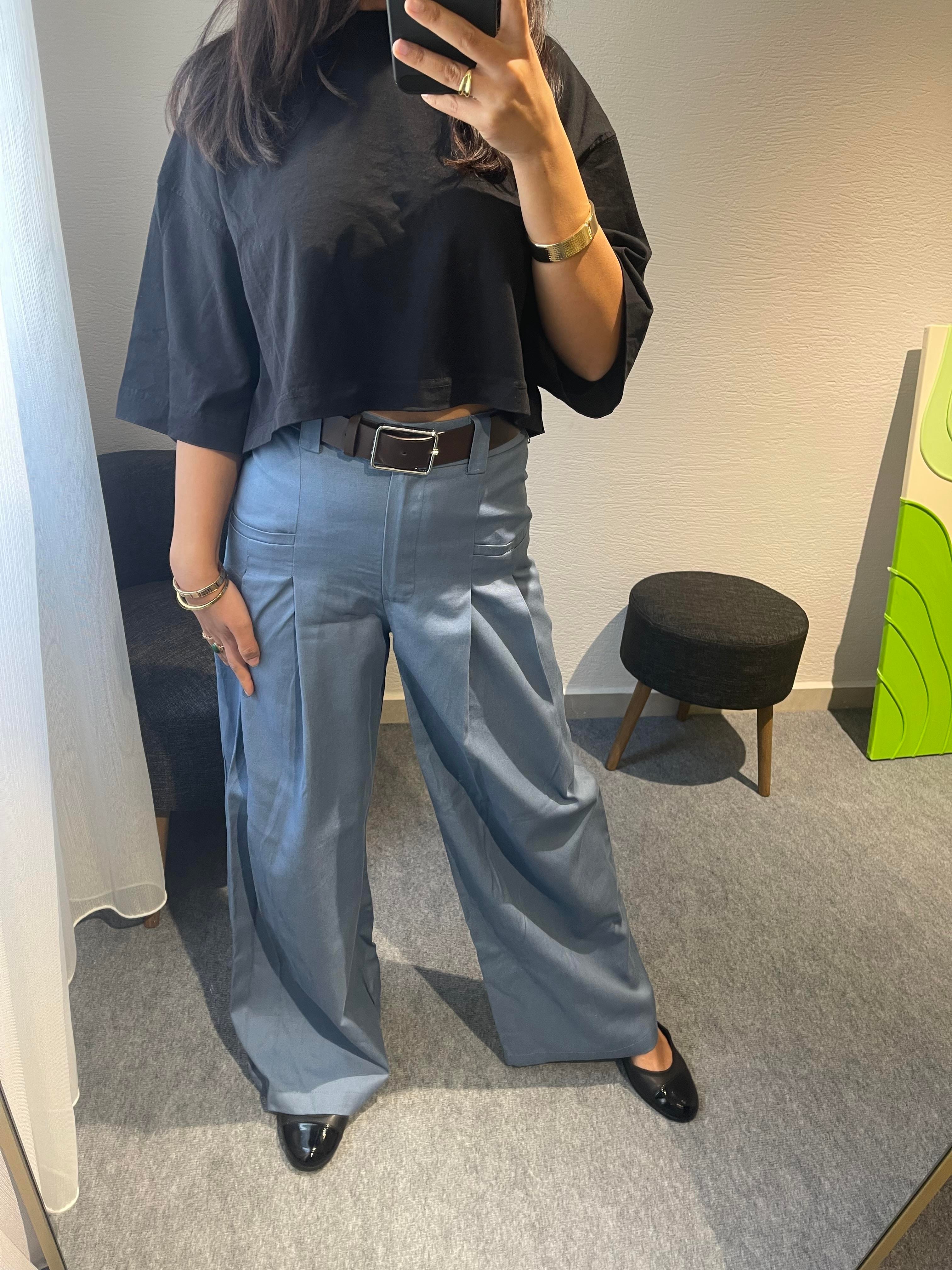 İspanyol Paça Keten Pantolon