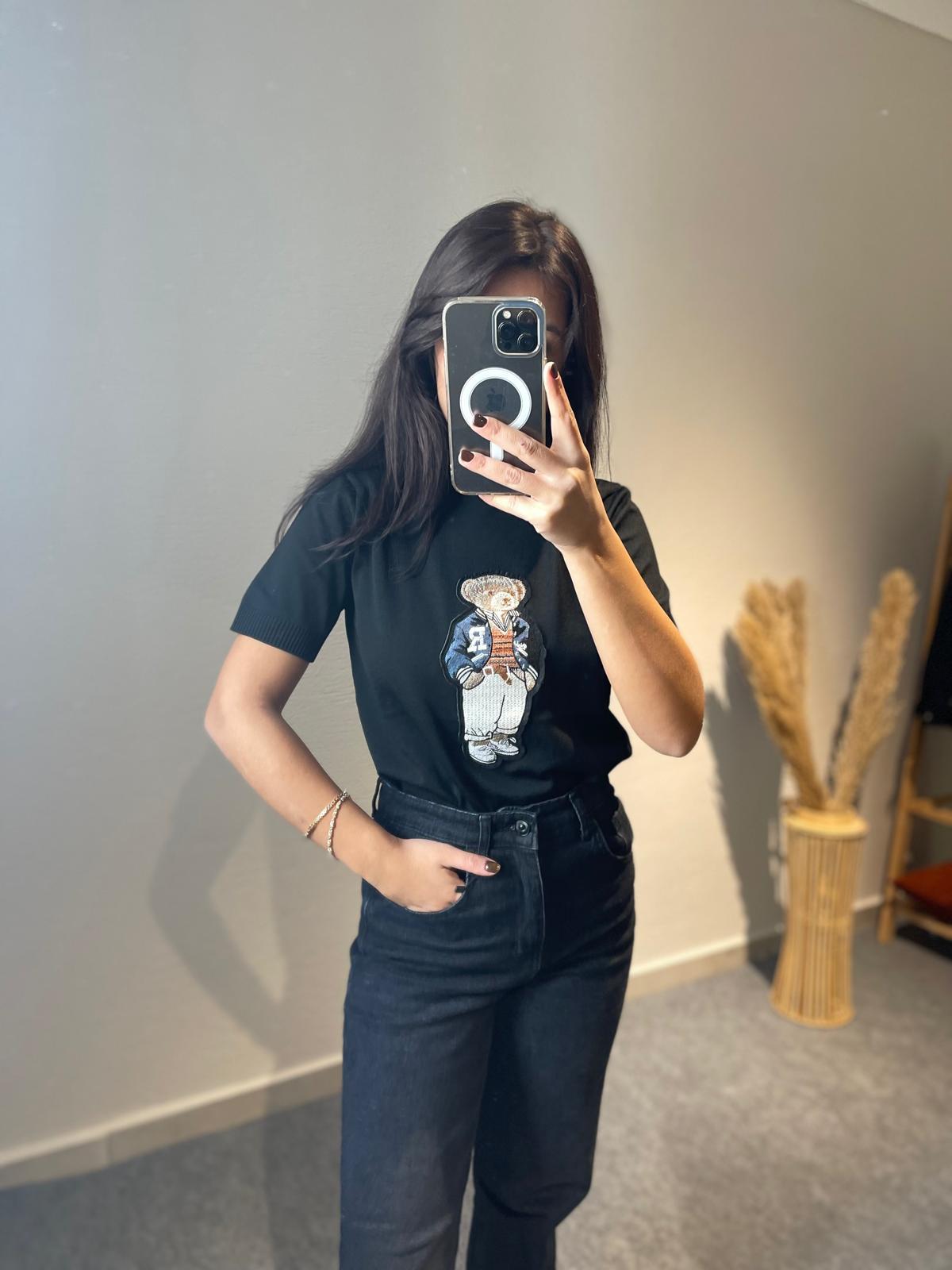 TEDDY DİKİŞLİ TRİKO BLUZ