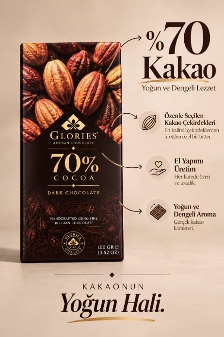 %70 Bitter Çikolata 100g
