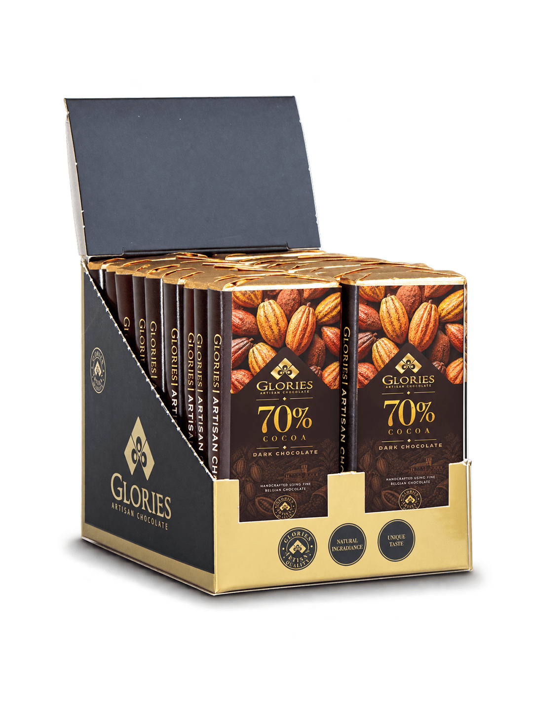 %70 Bitter Çikolata 30 g – 18'li Display