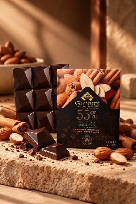 Antep Fıstıklı Şekersiz Bitter Tablet 60 Gr