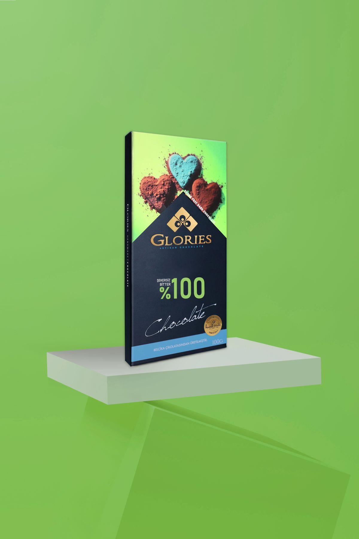 Şekersiz Bitter Çikolata 100 g