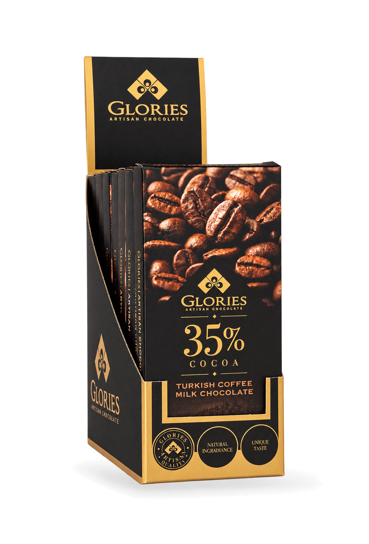 Türk Kahveli Sütlü Çikolata 100 g – 10'lu Display